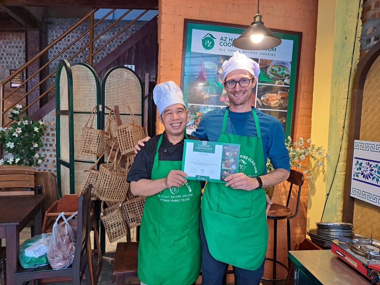 COOKING CLASS 4 HOURS IN HA NOI