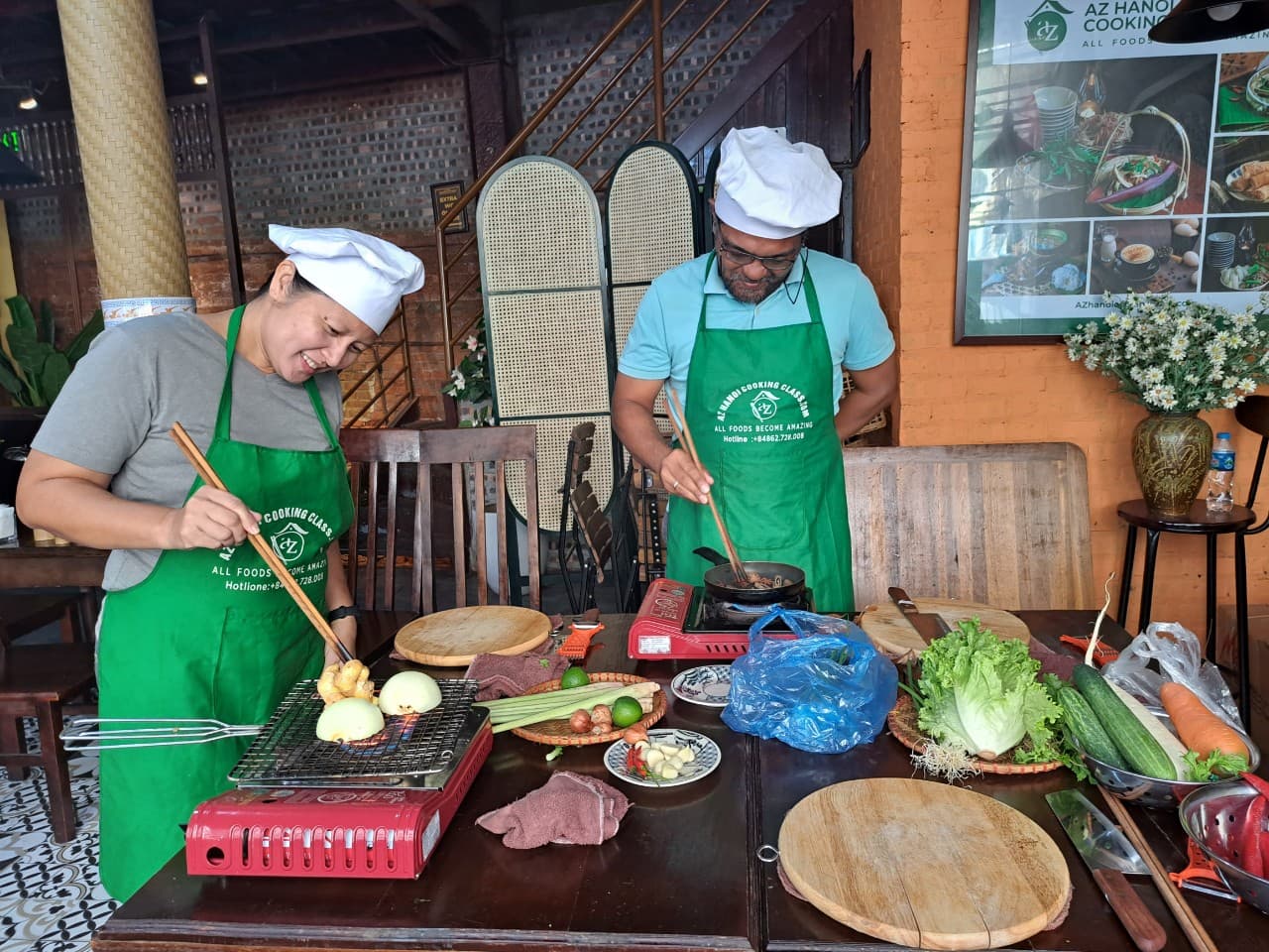 COOKING CLASS 4 HOURS IN HA NOI
