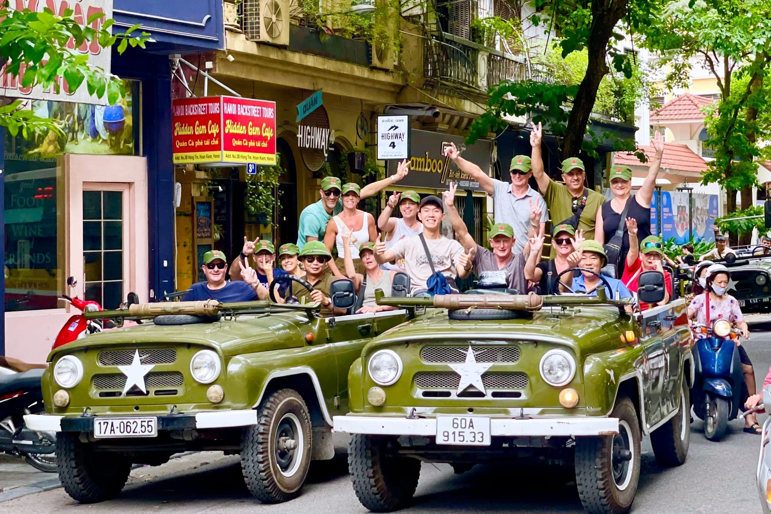 JEEP TOURS HANOI CITY AND COUNTRYSIDE FULL DAY OR VESPA/MOTORBIKE