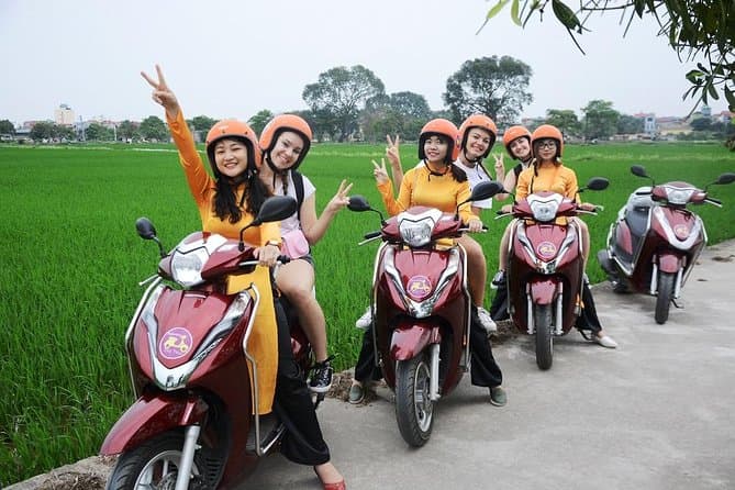 JEEP TOURS HANOI CITY AND COUNTRYSIDE FULL DAY OR VESPA/MOTORBIKE