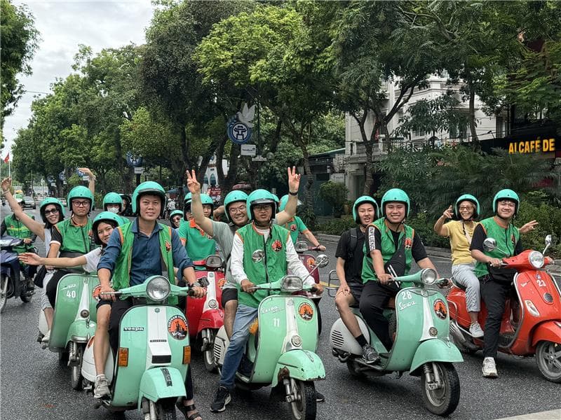 JEEP TOURS HANOI CITY AND COUNTRYSIDE FULL DAY OR VESPA/MOTORBIKE
