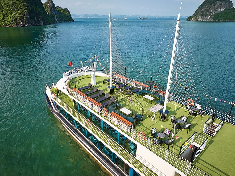 FULL DAY HA LONG BAY DAY TOUR  HERITAGE CRUISE + LIMOUSINE