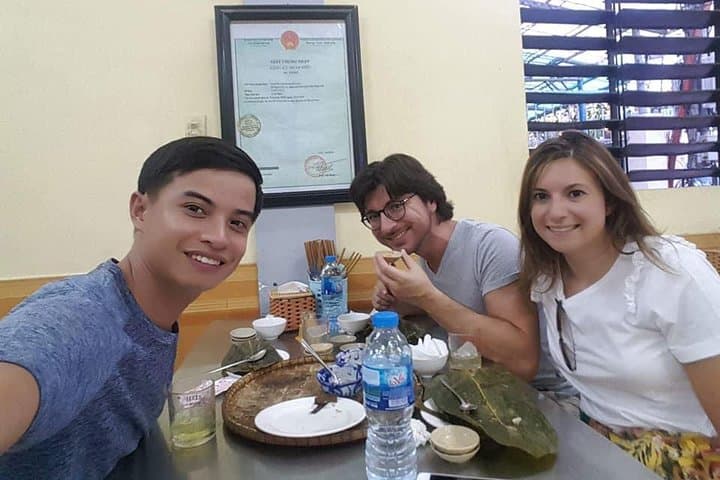 Hue: Night Street Food Tour by E Bike with a Lady Rider