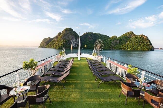 FULL DAY HA LONG BAY TOUR HERCULES CRUISE + LIMOUSINE