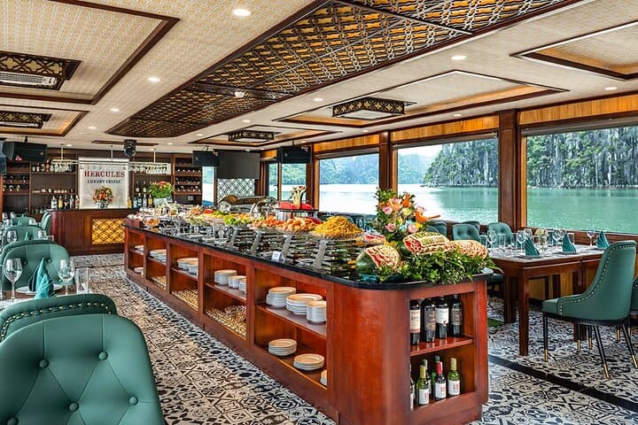 FULL DAY HA LONG BAY TOUR HERCULES CRUISE + LIMOUSINE